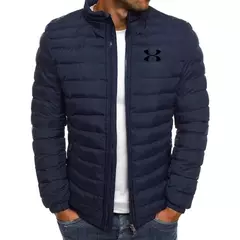 Jaqueta de algodão simples e multifuncional masculina, gola em pé, casual, elegante, marca solta, nova, inverno - comprar online