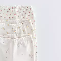 Imagem do Conjunto de pijama de algodão puro para crianças, terno de pijama infantil, loungewear para meninos e meninas, 1-6 anos