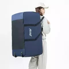 Unisex Rodas Saco De Viagem, Universal Dobrável Sacos de Bagagem com Rodas, Grande Capacidade, Porta-bagagens impermeável, Bolsa na internet