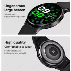 Imagem do Samsung-Galaxy Smartwatch para homens e mulheres, monitoramento de saúde AMOLED, relógio impermeável, assistente de voz, chamada Bluetooth, relógio inteligente, 2022