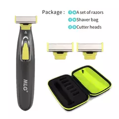 Barbeador elétrico para os homens usb recarregável barba de barbear depilador masculino máquina cabelo cuidados com a cara limpeza - loja online