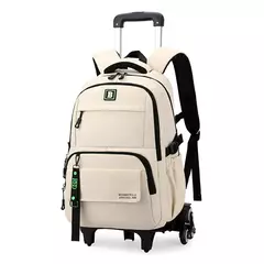 Mochila escolar com rodas para crianças, Mochila rolante para meninos, Mochila de estudante, Bagagem de viagem