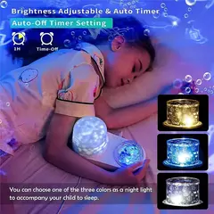 Ocean Jellyfish Lamp Projector para Crianças, Star Galaxy Night Light, Rotação 360 °, Sala, Aniversário, Presentes de Natal para Meninos e Meninas - comprar online