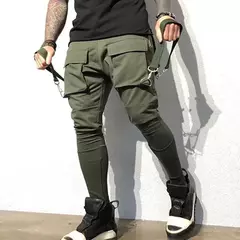 Novo outono dos homens de algodão sweatpants de fitness design de moda lápis calças masculinas casuais corredores de desporto - loja online