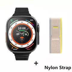 2024 novo relógio inteligente 9 ultra pro max gen 2 49mm tela amoled smartwatch alta taxa de atualização carregamento sem fio das mulheres dos homens para o esporte na internet