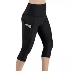 Imagem do Legging de cintura alta com bolsos para mulheres, moletom de corrida, calça esportiva de secagem rápida, calça de ioga treino, novo, 2024