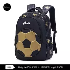 Mochila De Futebol Anime para Crianças, Sacos escolares de viagem para adolescente, Mochila para menino - loja online