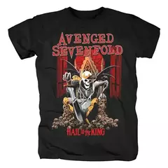 Camiseta vingada de oito mangas curtas para homens, camisetas 100% algodão, estampa gráfica de metal rock, camisas de moda hip hop, tops plus size na internet