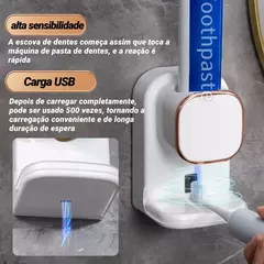 3 Mode Smart Toothpaste Dispenser Sensor Automático Electric Wall Mounted Tooth Paste Squeezer Carga USB Removível lavável Banheiro Acessórios - loja online