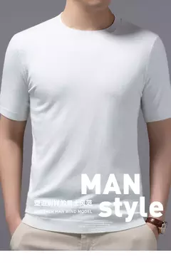 Superfino Merino lã camiseta masculina, malha, O-pescoço, respirável, fino Cashmer, manga curta Tee, cor sólida Tops - comprar online