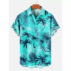 Homens e mulheres estampa em 3D camisas de praia havaianas, GTA, Vice City, moda casual, streetwear, camisa de manga curta, tops, blusa, homem roupas, novo