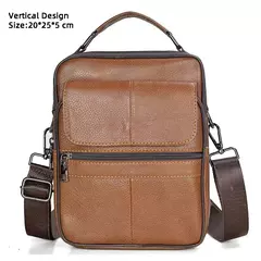 Sacos de couro genuíno para homens, bolsa crossbody masculina, mini pad, bolsa de ombro para menino, marca de luxo, moda quente - comprar online