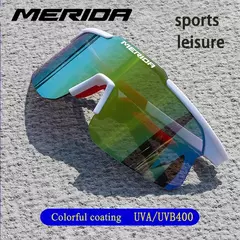 Merida-Óculos de sol para homens e mulheres, óculos esportivos, UV400, óculos de equitação, mountain bike, bicicleta de estrada, lentes ao ar livre com estojo - comprar online