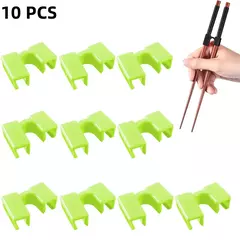 Durável Dobradiça Conector Chopsticks, Pequeno, Fácil Uso, Chopstick Trainer, Portátil, Reutilizável, Ajudante, Japonês, Assistente de Treinamento, 8 Pcs, 10Pcs - loja online