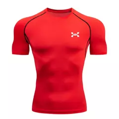 Camisa respirável Rashguard de compressão masculina, ajuste seco, camiseta esportiva MMA Fitness Gym, camisa de corrida, alta qualidade - comprar online