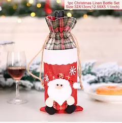 Tampa De Garrafa De Vinho De Natal, Decorações De Feliz Natal Para Casa, Ornamento De Natal, Presentes De Natal, Ano Novo 2025, 2025 - comprar online