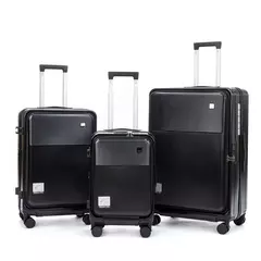 Bagagem multifunções com casca dura para viagens, mala de viagem para PC, carrinho com abertura frontal, novo, 20 in, 24 in, 28 in - loja online