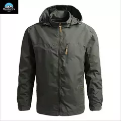 Gorpcore jaqueta masculina militar tático caça jaqueta outono casual à prova dwindproof água blusão casaco masculino bolso roupas de trabalho - comprar online