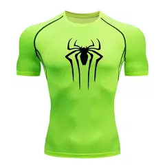 Camiseta masculina de segunda pele correndo, esportes de proteção solar Fitness Rashgarda, mangas compridas MMA, camisa de compressão, roupas de treino - comprar online