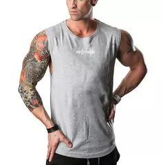 Tops sem mangas de fitness, tops confortáveis de algodão, camiseta respirável, ginásio, wicking umidade, verão - comprar online