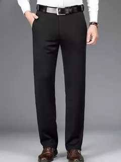 Calças de roupa elástica de resfriamento masculina, calças estrias de escritório, seda gelada, calça masculina de verão, calças de alfaiataria elegante, clássica, 2024 na internet