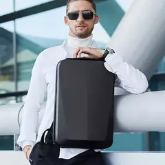 Bange negócios mochila 15.6 Polegada portátil bagpack masculino elegante à prova dwaterproof água usb anti-roubo saco de computador grande capacidade