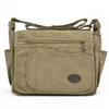 Tilorraine-lona messenger bag para homens, bolsa de ombro multi-bolso, bolsa de mão de grande capacidade