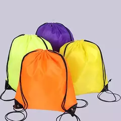 Impermeável Foldable Gym Bag, Bundle Pocket, Mochila de Fitness, Cordão, Loja de Bolso, Caminhadas, Acampamento, Natação, Homens, Mulheres Sacos Esportivos na internet