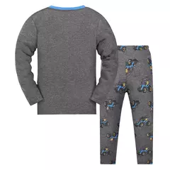 Conjunto de pijamas de manga comprida para meninos, pijamas infantis para crianças, inverno, tamanho 2 a 9 anos - loja online