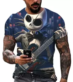 Camiseta masculina estampada em 3D, camiseta infantil, camiseta casual, desenho animado, diversão, verão, venda quente - Wolf Magazine