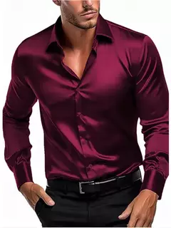 Camisa monocromática masculina, cardigã de lapela de lazer, tops de mangas compridas, slim fit, nova, primavera e outono, 2022