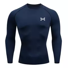 Camisa respirável Rashguard de compressão masculina, ajuste seco, camiseta esportiva MMA Fitness Gym, camisa de corrida, alta qualidade - comprar online