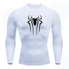 Camiseta masculina de segunda pele correndo, esportes de proteção solar Fitness Rashgarda, mangas compridas MMA, camisa de compressão, roupas de treino na internet