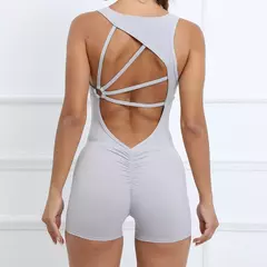 Conjunto esportivo push up feminino, macacão esportivo, macacão de ginástica fitness, roupas de ioga, roupas de treino, sexy, novo, 2021, 2024 - comprar online