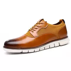 Sapatos de couro casual masculino, sapato social masculino, vestido de noiva, mocassins de luxo, preto, marrom, primavera, coleção verão na internet