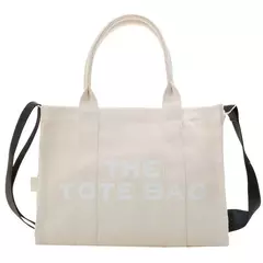 Bolsa tote feminina casual lona grande capacidade bolsas femininas designer letras ombro crossbody sacos de luxo grande shopper - loja online