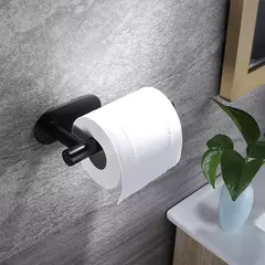 Aço inoxidável de parede Toilet Paper Holder, sem perfuração, Toalha Roll Dispenser, Banheiro e Cozinha, Aço Inoxidável SUS304