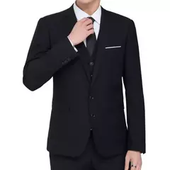 Casaco de terno formal masculino, um botão, preto, azul, vermelho, slim fit, blazer de moda, jaqueta casual, roupas masculinas na internet