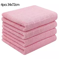 Homaxy-Absorbent Kitchen Dishcloth, Panos Ultra Macios, Toalhas de Secagem à Mão, Ferramentas de Limpeza Doméstica, 100% Algodão, 4 Pcs, 6Pcs na internet