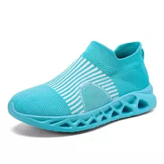 Tênis de corrida respirável para homens e mulheres, tênis de slip-on, tênis de meias, meias roxas, calçados esportivos, tamanho grande, 48, moda, 2024 - comprar online