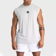 Colete de ginástica sem mangas para musculação masculino, regata esportiva, malha de secagem rápida, top de corrida fitness, roupas masculinas, novo, verão, 2022 - comprar online