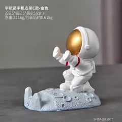 Astronautas e Suporte para Celular, Decoração de Mesa de Escritório, Estilo Nórdico, Ornamentos, Resina Spaceman Bracket, Brinquedos, Presente - loja online