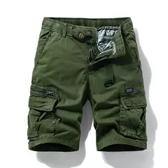 Imagem do Camuflagem de algodão masculino Bermuda Beach Jogger Shorts masculino para carga, Breeche casual, verão, Dropshipping quente, novo