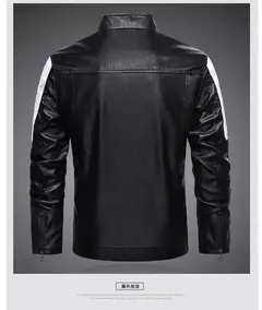 Jaqueta de couro PU masculina, jaqueta de motociclista preta, jaqueta de beisebol, moda casual, bombardeiro masculino, plus size, 7XL, novo, 2023 - Wolf Magazine