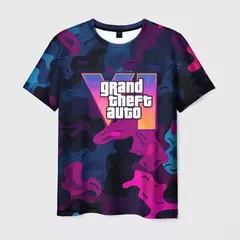 Camisola de manga curta com estampa Grand Theft Auto VI masculina e feminina, estilo casual, moda verão, Gta 6 quente, 3D, novo, 2022 - comprar online