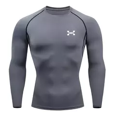 Camisa respirável Rashguard de compressão masculina, ajuste seco, camiseta esportiva MMA Fitness Gym, camisa de corrida, alta qualidade na internet