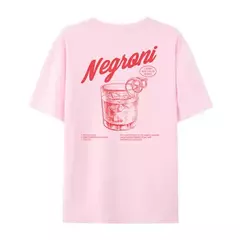 Negroni-Camiseta feminina com estampa traseira, camisetas gráficas unissex, camiseta para beber coquetel, estilo retrô, streetwear Harajuku, roupas vintage - Wolf Magazine