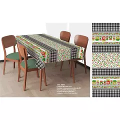 Toalha Plástica de Mesa Térmica 6 lugares / 2,00m x 1,40m - comprar online