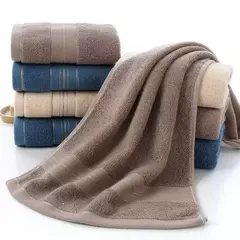 Toalha de algodão grosso altamente absorvente, toalhas de banho monocromáticas, microfibra Serviette, Cooling Towel, adequado para adultos e crianças na internet