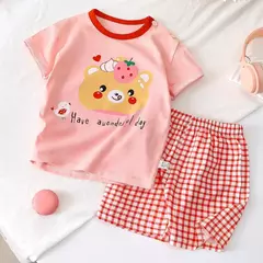 Disney Mickey Cartoon roupas infantis de impressão, pijamas infantis, pijama para bebê e menino, conjunto de roupas infantis, marca de moda - loja online